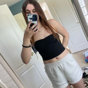 Garage black tube top